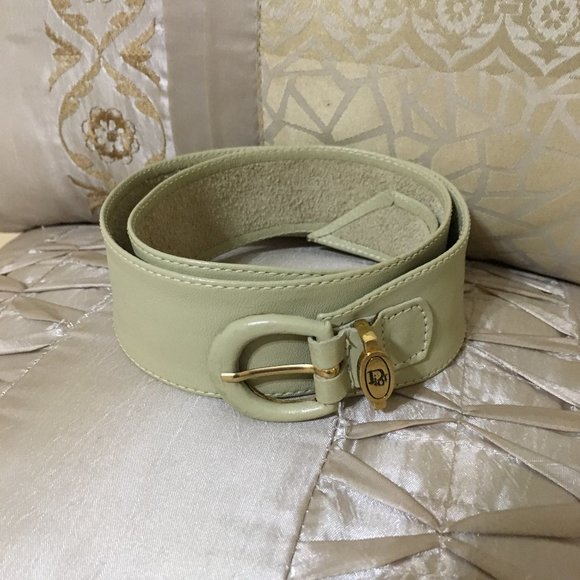 Vintage Dior genuine Leather/suede belt - Picture 1 of 11